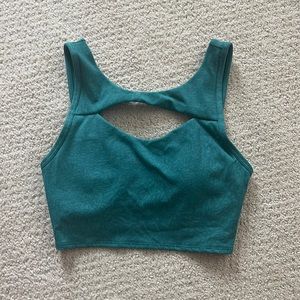 Lululemon High Neck Discontinued Speckled Sports Bra
